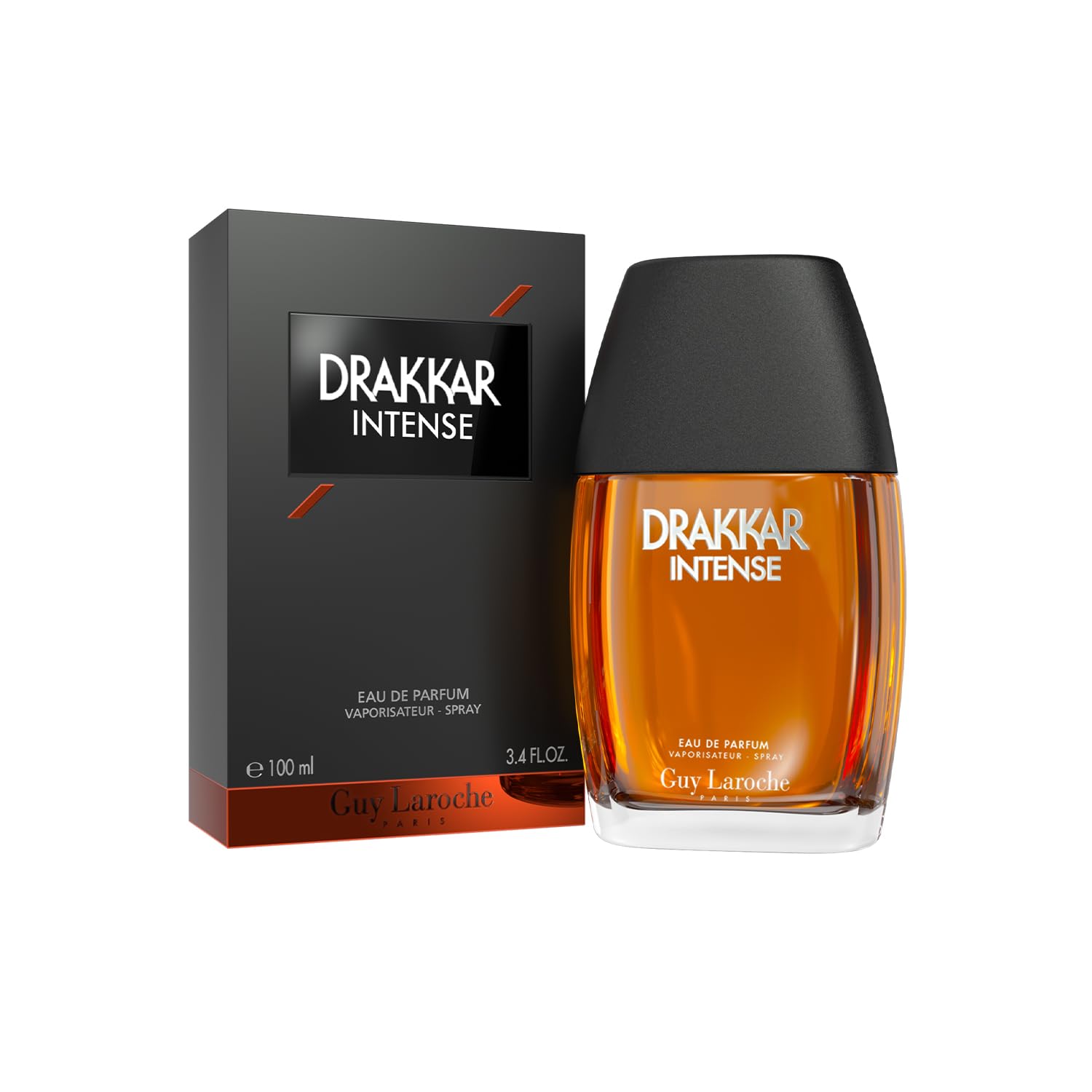 Drakkar Intense Eau de Parfum by Guy Laroche - Ambery Fougère Men's Fragrance 3.4 oz